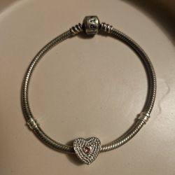 Pandora Bracelet With Charms