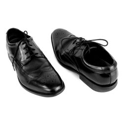 Nunn Bush Black Leather Wingtip Oxford Shoes Mens 11