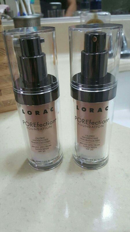 Lorac POREfection Foundation Color PR3 and PR4 New