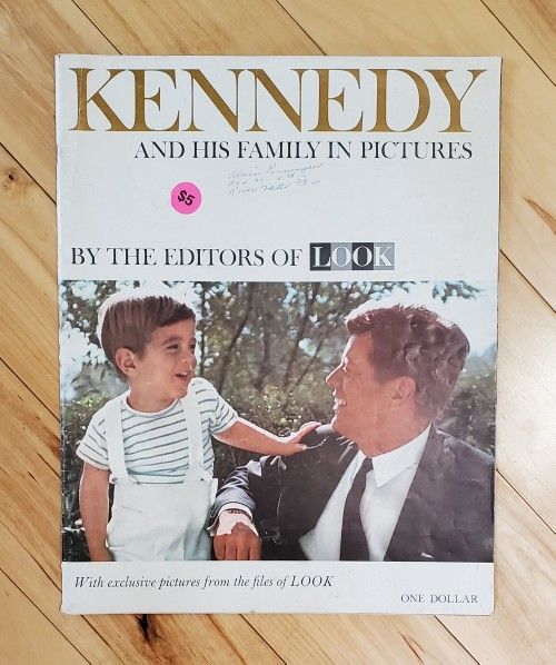 Kennedy & His Family in Pictures 1963 Magazine By the Editors of Look