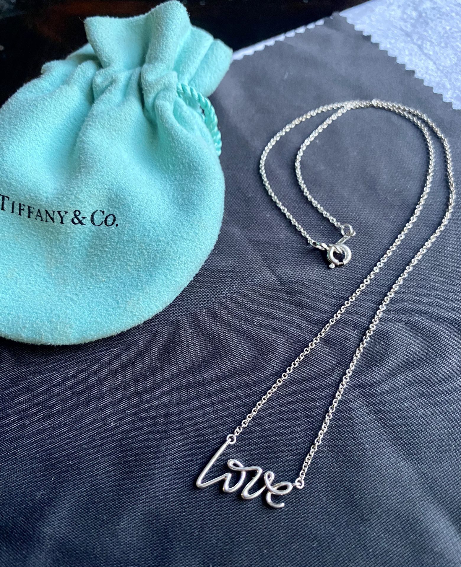 Tiffany Love Pendant Necklace