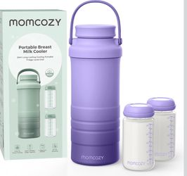 Momcozy Portable Breastmilk Cooler purple