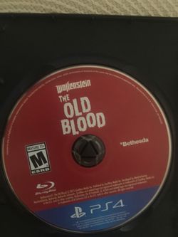 Sony PlayStation ps4 wolfenstein the old blood