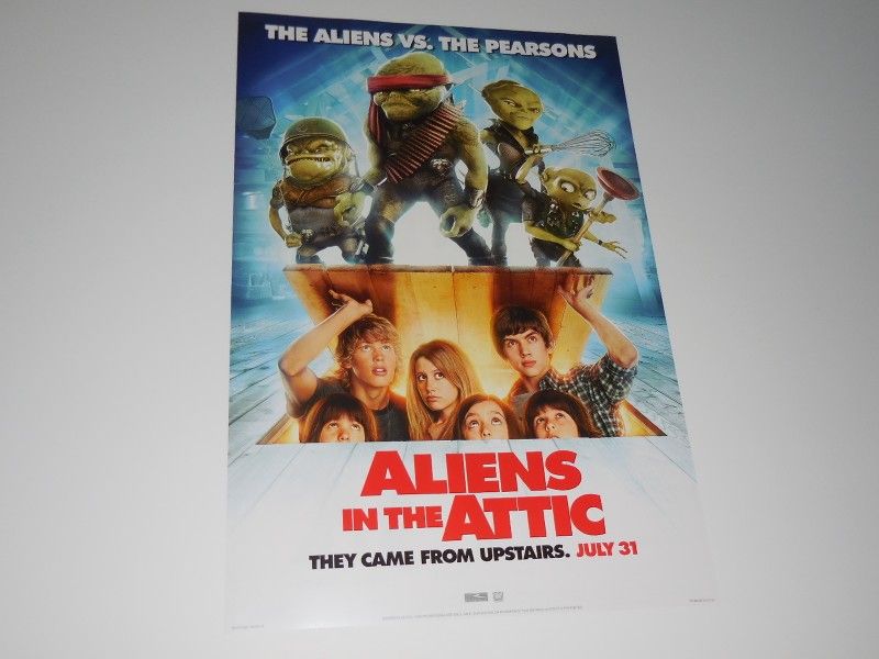 Aliens In Attic 13.5x20 Inch Movie Poster