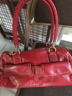 Nine West red handbag