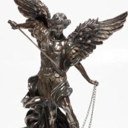 Archangel Saint Michael Bronze Statue 