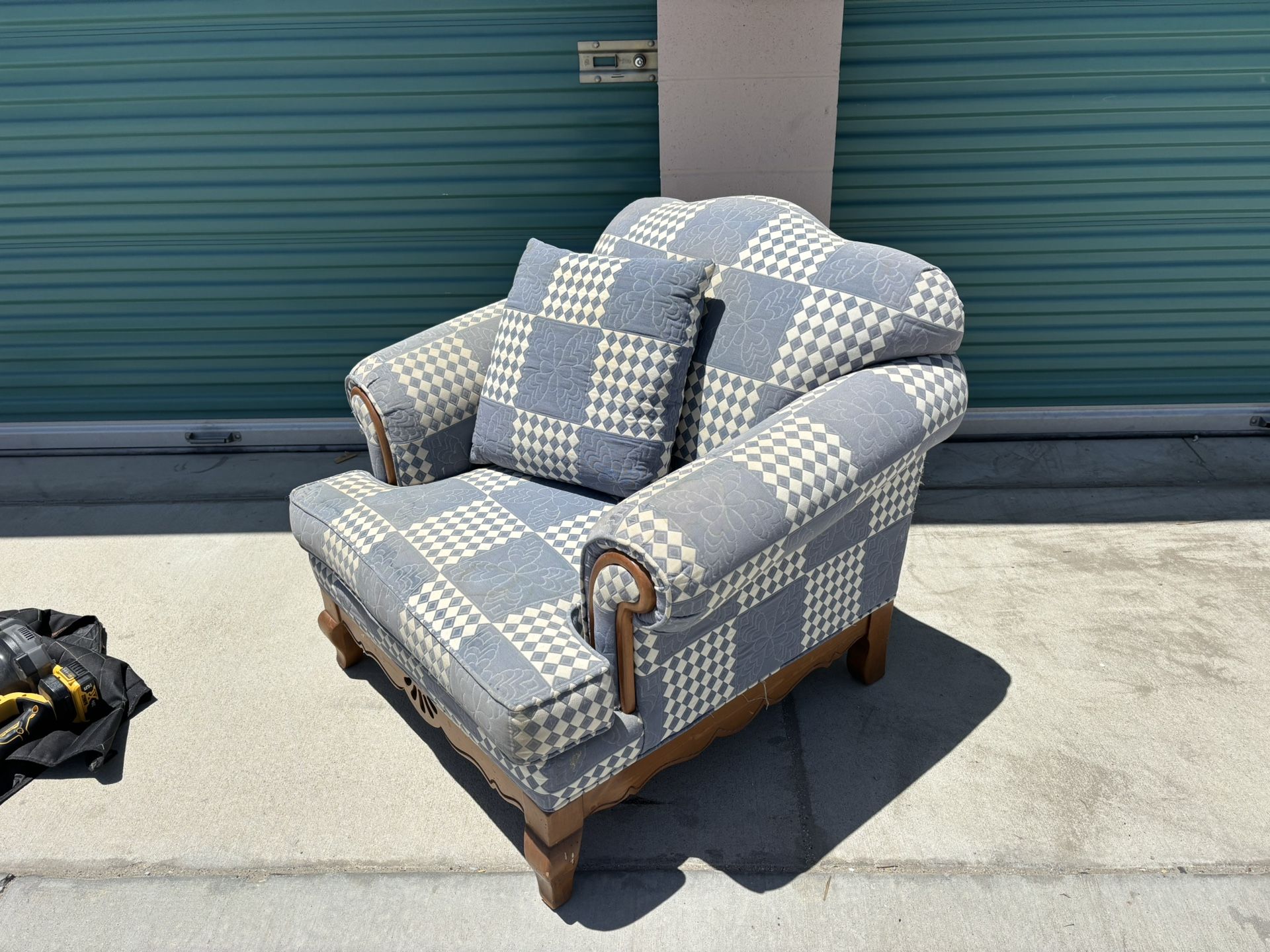 Chair With Foot Stool