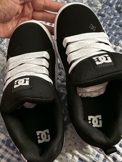 DC Shoes Black and White Sneakers