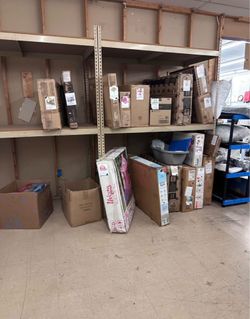 🔥 Heavy Duty Garage / Warehouse Shelving – DOUBLE UNIT w/ Wood Included! 🛠️📦