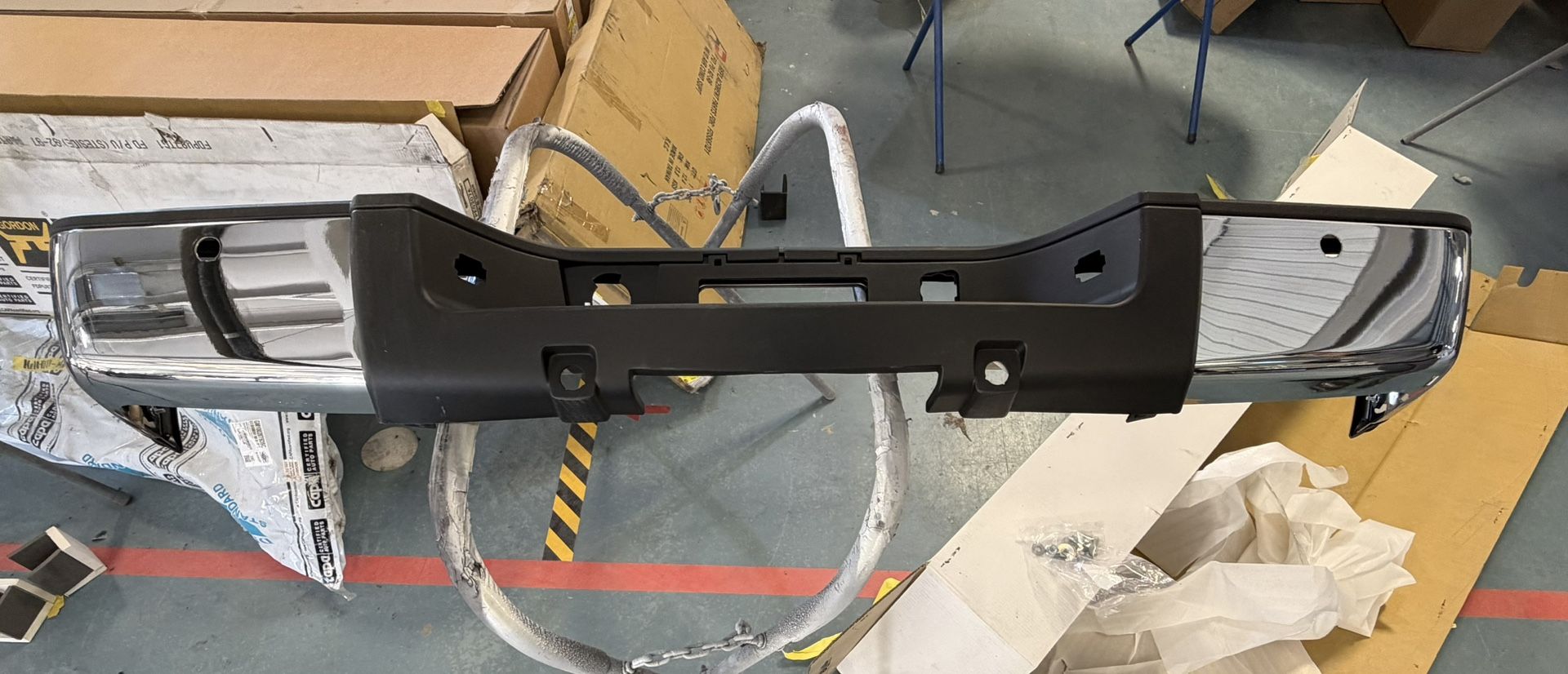 Chevy Silverado Rear Bumper Assembly