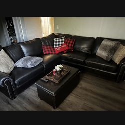 Leather Sectional