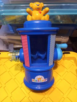 Build a Bear stuffing machine.