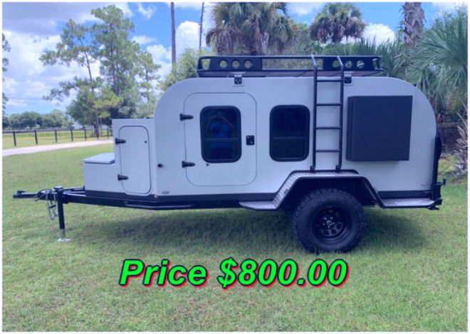 Photo Perfect Condition! powerful 2018 Teardrop Overland trailer.$800