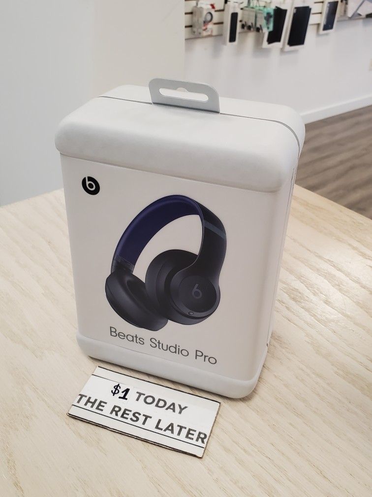 Beats Studio Pro Headphones Brand New - $5 DOWN TODAY, NO CREDIT NEEDED - WARRANTY INCLUDED