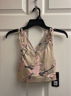 Brand new Girls tan-pink sports bra size L 14/16 Kids