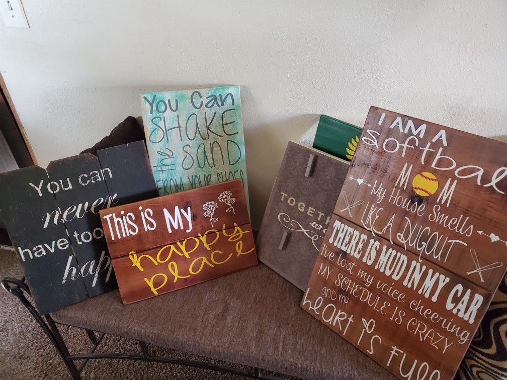 Wooden SIGNS