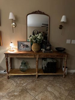 Entryway table/ mirror
