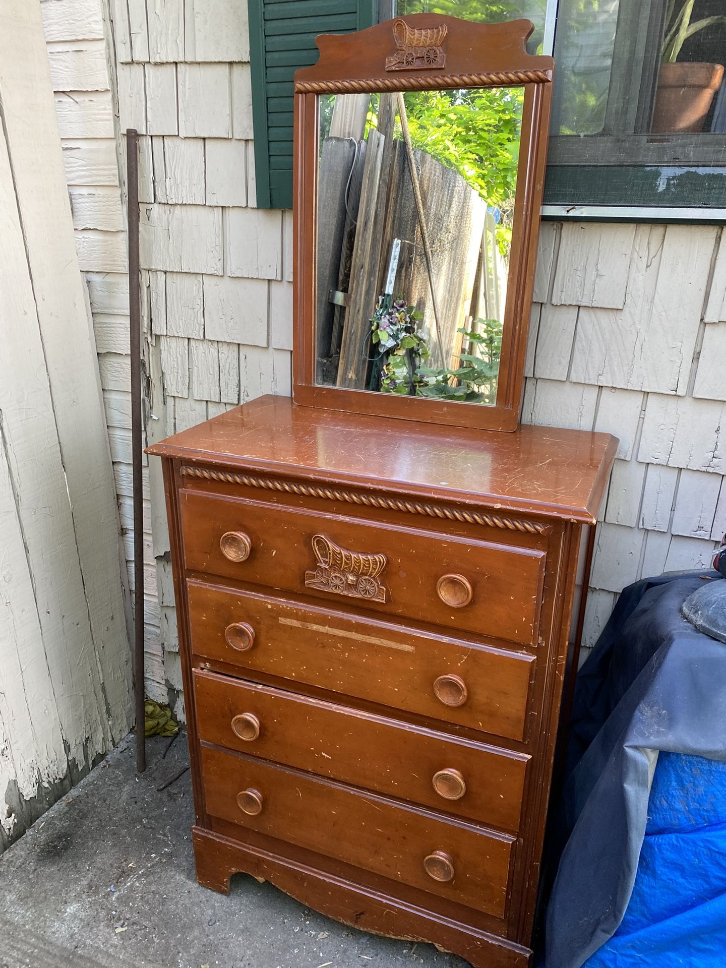 Old Wood Dresser