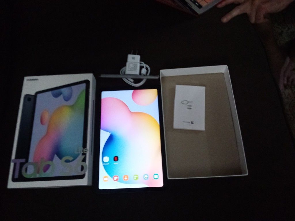 Brand New Samsung Lite Tab S6. Only opened For Pictures
