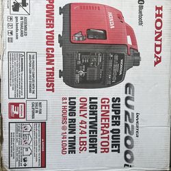 Honda Motor Co., Ltd. EU2200i Super Quiet Inverter Generator (Bluetooth model)