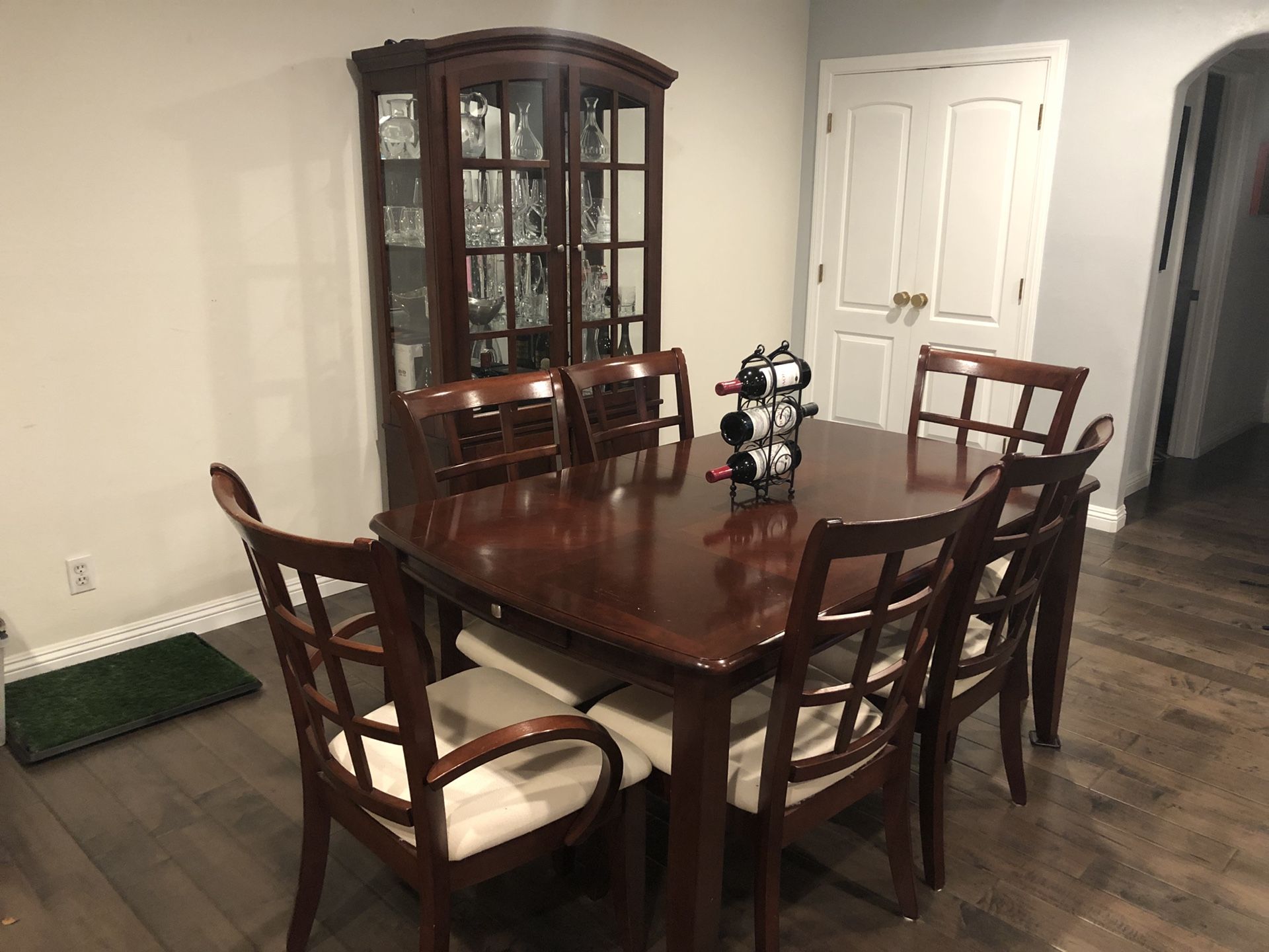 Dining Table Set and China Cabinet