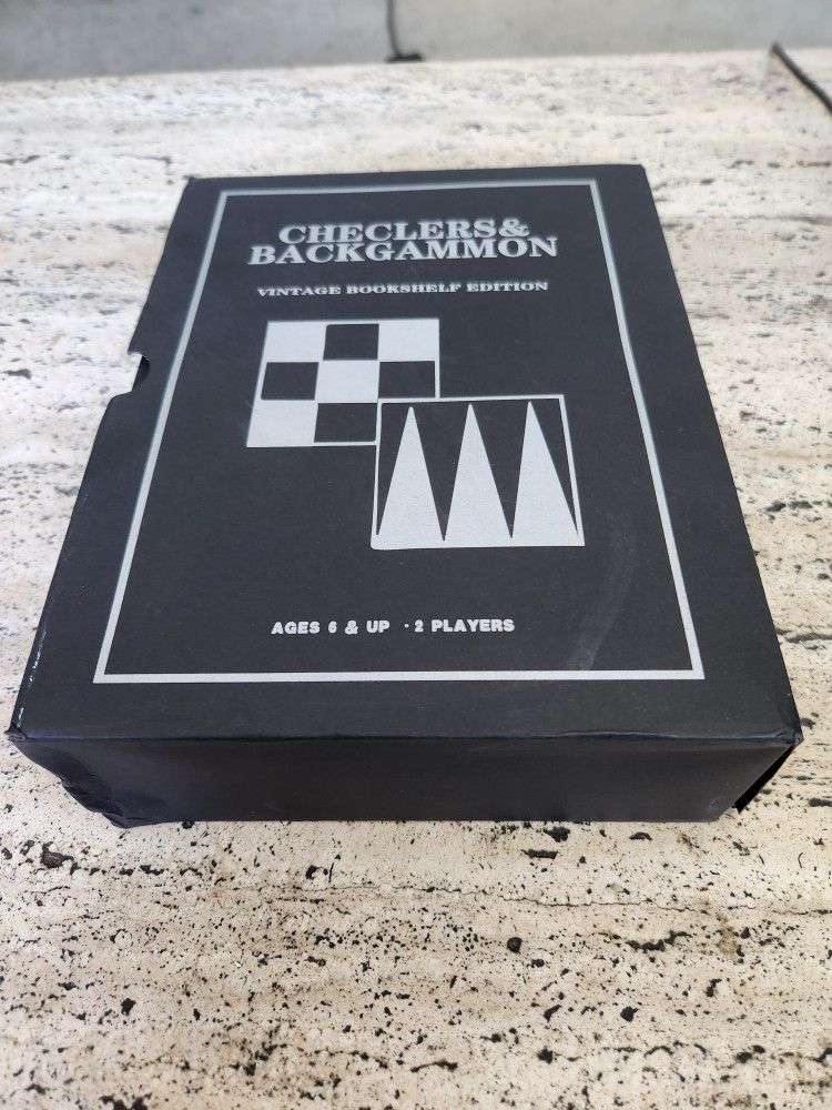 Checkers & Backgammon - New