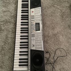 Electronic Keyboard. Lighted Up Keys