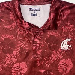 Men's WSU Polo Shirt, Size XL Washington State Cougars