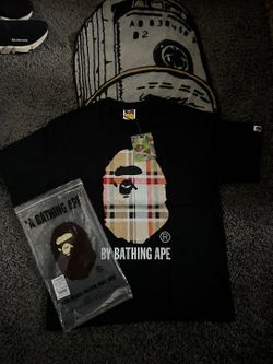 Black Burberry Bape Tee