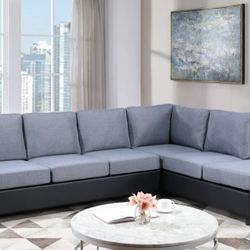 Wow - Reversible Grey Sectional

