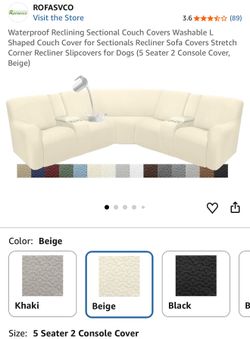 ROFASVCO 5 Seater Couch Covers