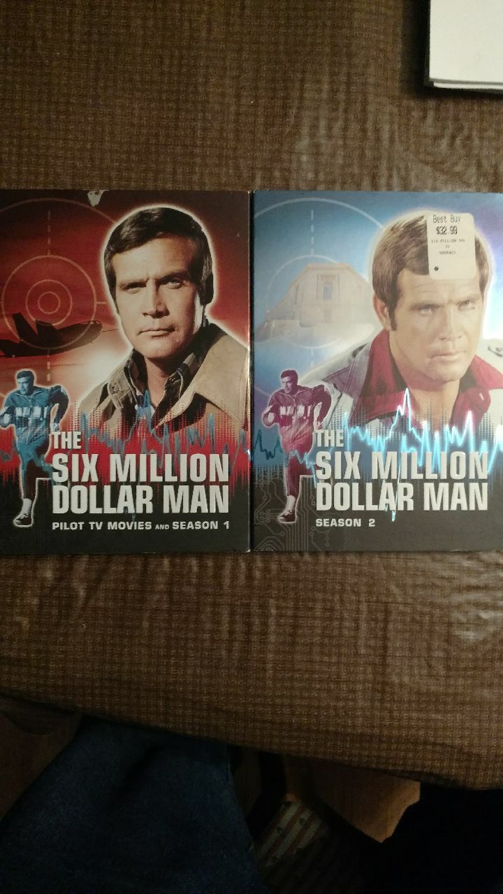 The Six Million Dollar Man Seasons 1 & 2 DVD Sets