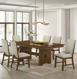 7PC DINING SET ( FREE DELIVERY )
