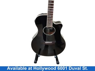 Yamaha Apx600 Black Acoustic Classic Guitar