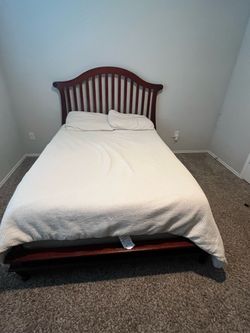Cherry wood( Full size) bedroom set