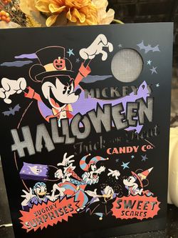 Disney parks Mickey and friends Light Up Halloween Sign-  Home Decor-