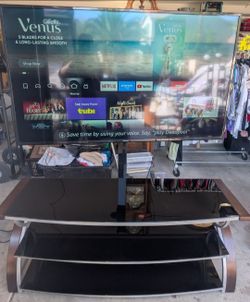 55"Flat-screen TV Entertainment Stand / Mounted 3 Tier Entertainment Console