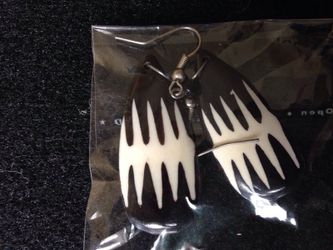 African Wood Earrings