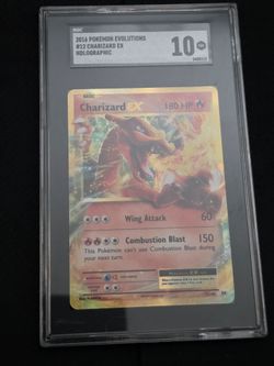 SGC 10 Charizard EX Holo 2016 Pokemon Evolutions #12