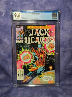 Jack of Hearts #1 1984 CGC 9.6 WP