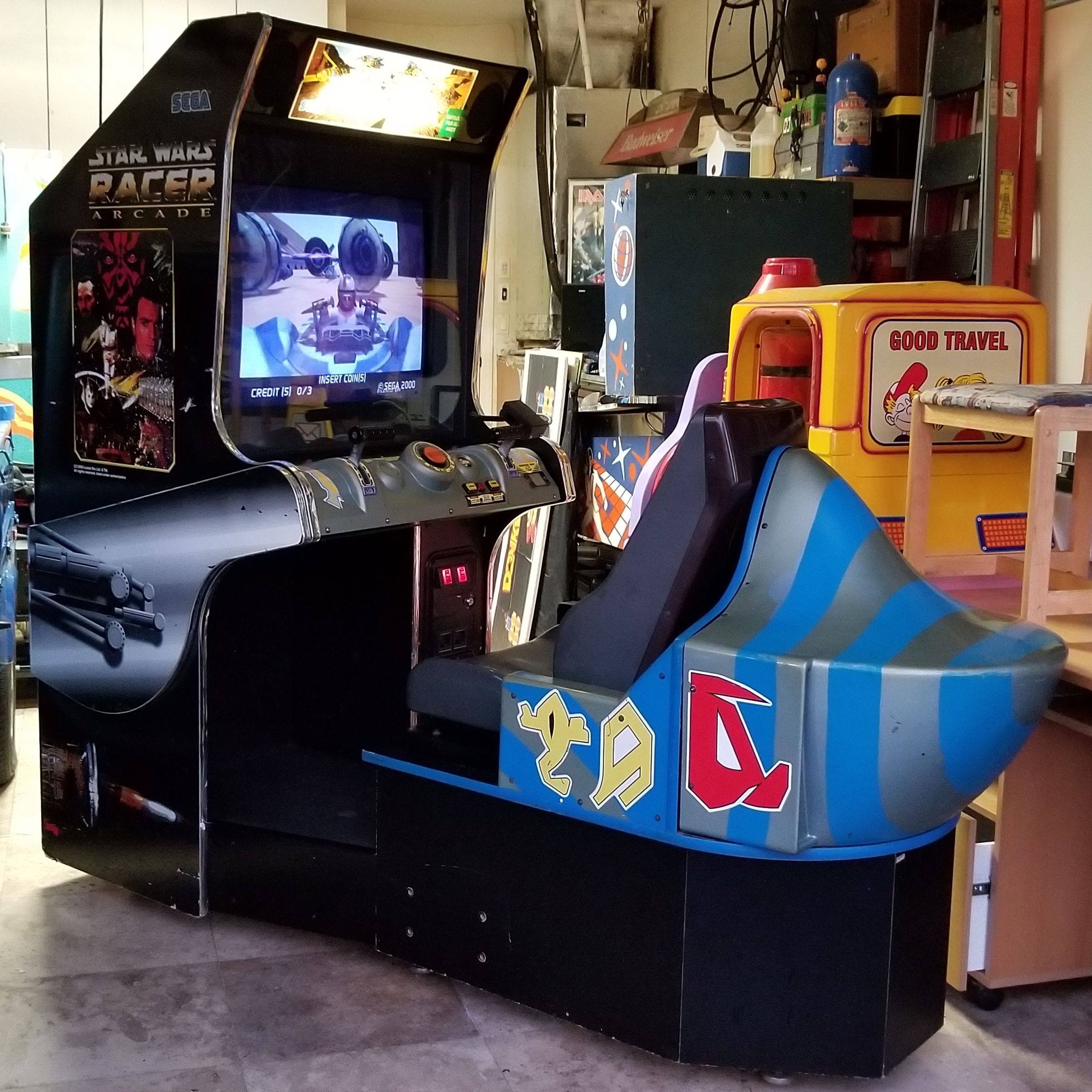 Star Wars pod Racer arcade game