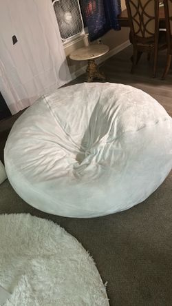 White Jumbo Beanbag