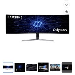 Samsung 49" CRG9 QHD QLED Curved Gaming Monitor C49RG90SSN