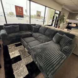 Sectional Sleeper With Storage No credit Needed 