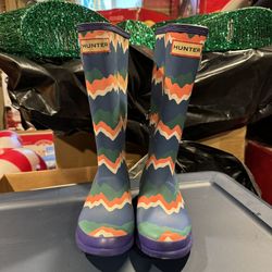 hunter boots size US kids 1, UK 13