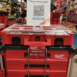 Milwaukee PACKOUT 22 in. Modular 3-Drawer Tool Box And PACKOUT 11-Compartment Impact Resistant Portable Small Parts Organizer