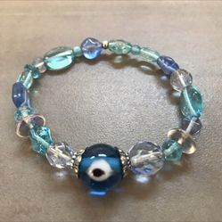 Authentic Evil Eye Stretch Bracelet