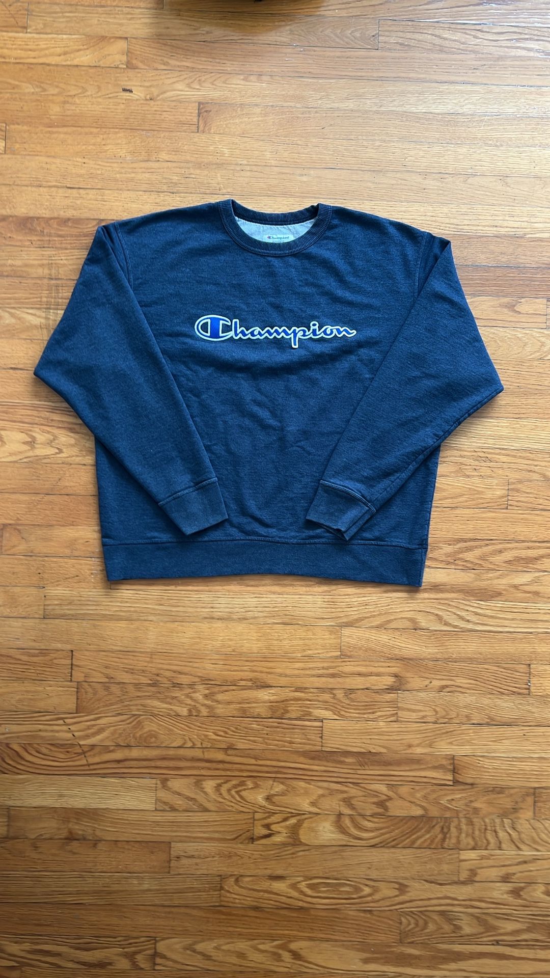 Champion Crewneck Pullover Grey Color
