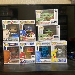 8 Dollar Funko Pops