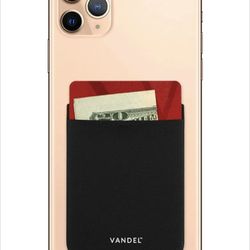 Stick-On Fabric Phone Wallet